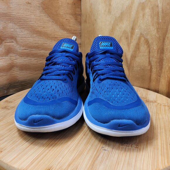 Nike Flex RN 2017 Womens Blue Running Shoes Sneakers Size 7.5 - Picture 2 of 9